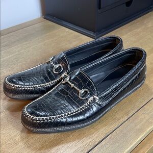 TB PHELPS Bison Leather Bit Loafers